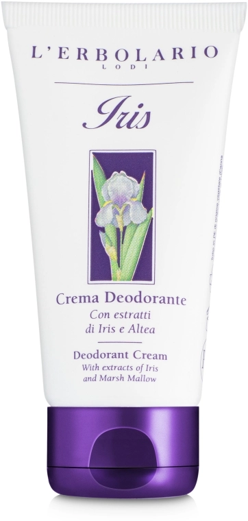 L’Erbolario Крем-дезодорант "Ирис" Crema Deodorante Iris - фото N1