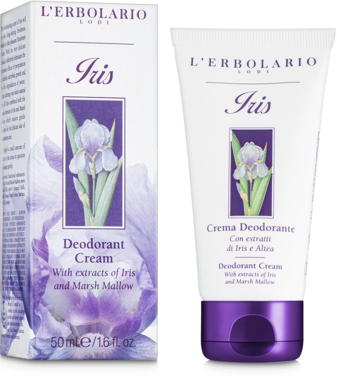 L’Erbolario Крем-дезодорант "Ирис" Crema Deodorante Iris - фото N2