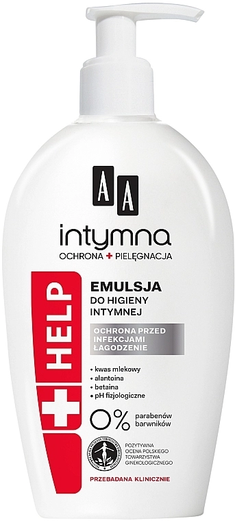 AA Эмульсия для интимной гигиены Intimate Help+ Emulsion - фото N1