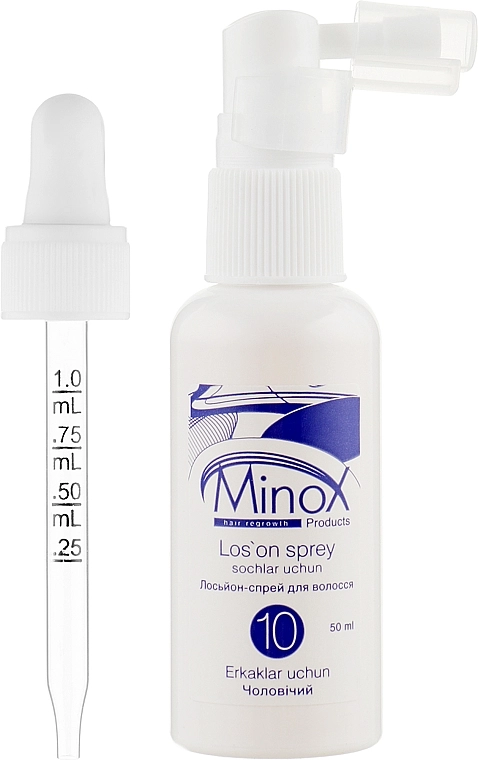 MinoX Лосьйон-спрей для росту волосся 10 Lotion-Spray For Hair Growth - фото N1