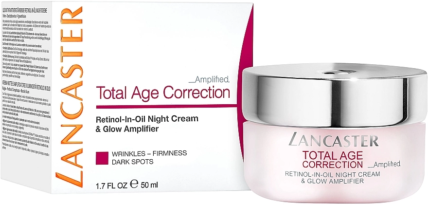 Lancaster Антивозрастной ночной крем Total Age Correction Complete Retinol-In-Oil Night Cream & Glow Amplifier - фото N5