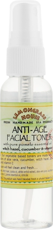 Lemongrass House Освіжальний тонік для обличчя "Антивіковий" Anti-Age Facial Toner - фото N1