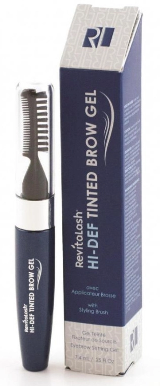 RevitaLash Hi-Def Tinted Brow Gel With Styling Brush Моделирующий гель для бровей с формирующей щеточкой - фото N1