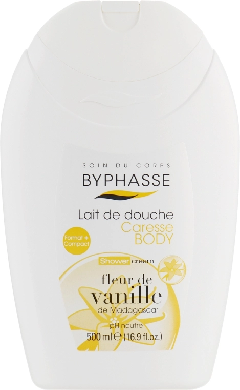 Byphasse Крем для душу "Ваніль" Caresse Shower Cream - фото N1