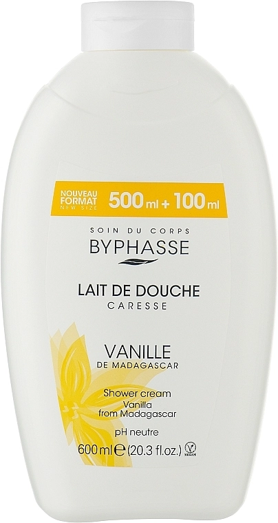 Byphasse Крем для душа "Ваниль" Caresse Shower Cream - фото N3