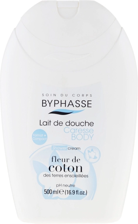 Byphasse Крем для душа "Цветок хлопка" Caresse Shower Cream - фото N1