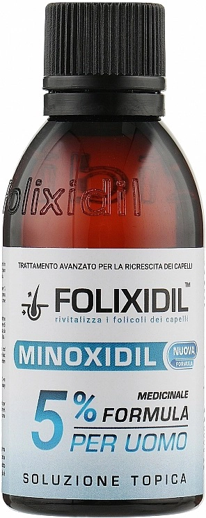 Лосьон против выпадения волос с миноксидилом 5% унисекс - FOLIXIDIL Minoxidil 5%, 60 мл - фото N3