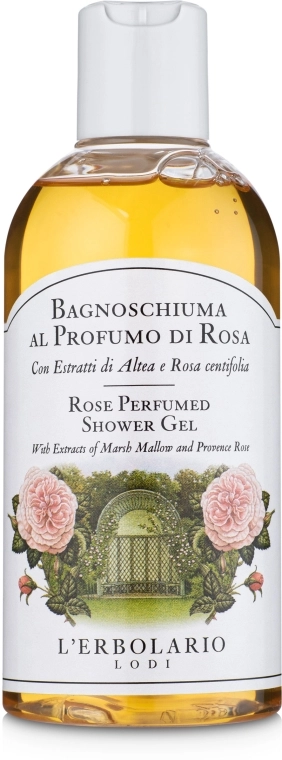 L’Erbolario Піна для ванни-гель для душу Bagnoschiuma al Profumo di Rosa﻿ - фото N1