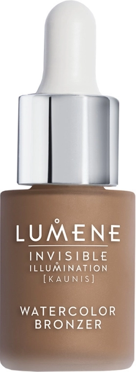 Lumene Invisible Illumination Watercolor Bronzer Доглядальний бронзер-флюїд - фото N1