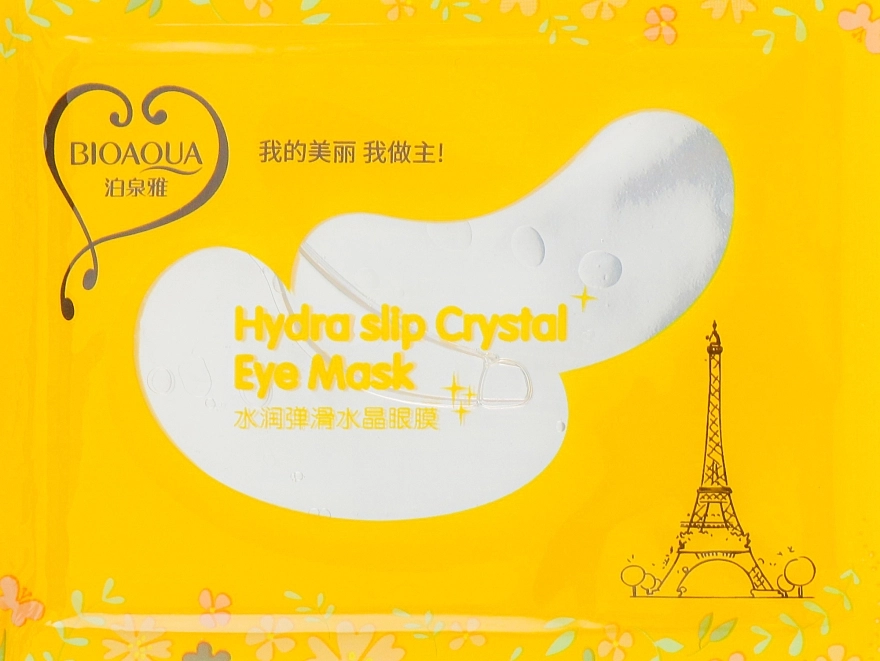 Bioaqua Гідрогелеві патчі Hydra Slip Crystal Eye Mask - фото N1