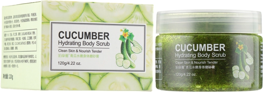 Bioaqua Скраб для тела с экстрактом огурца Cucumber Hydrating Body Scrub - фото N1