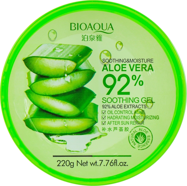 Bioaqua Гель для обличчя і тіла Aloe Vera 92% Soothing Gel - фото N4