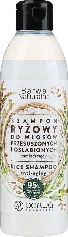 Barwa Омолоджувальний шампунь з екстрактом рису Herbal Rice Shampoo - фото N1