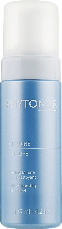 Очищаючий мус з ефектом ензимного пілінгу - Phytomer Citadine Citylife Ultra Cleansing Flash Peel, 125 мл - фото N1