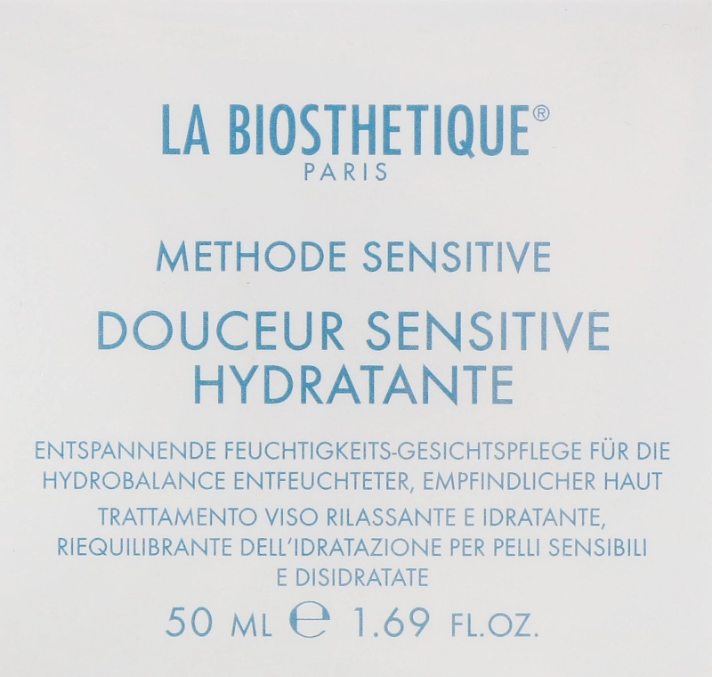 La Biosthetique Регенерувальний, зволожувальний крем для чутливої, зневодненої шкіри Douceur Sensitive Hydratante Cream - фото N1