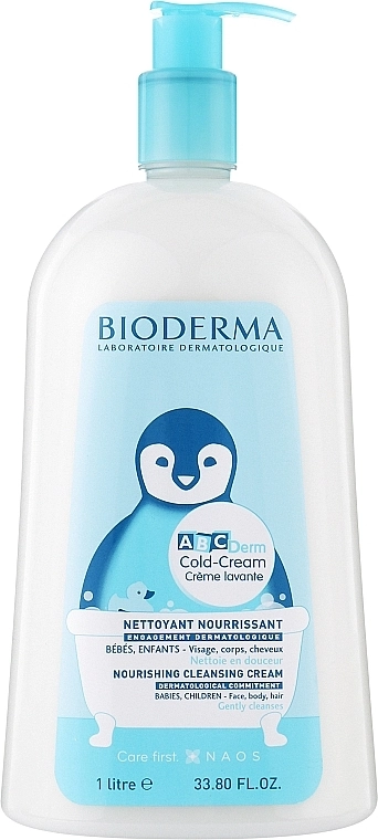 Bioderma Очищувальний крем для купання немовлят і дітей ABCDerm Cold-Cream Creme Lavante - фото N1