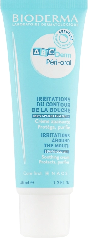 Bioderma Відновлювальний крем для шкіри навколо рота ABCDerm Peri Oral Irritations Around the Mouth Repair Cream - фото N2
