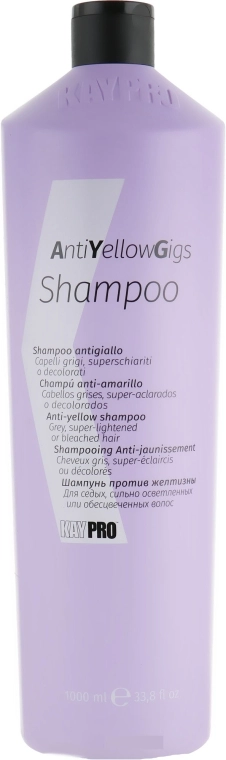 KayPro Шампунь від жовтого відтінку NoYellowGigs Shampoo - фото N3