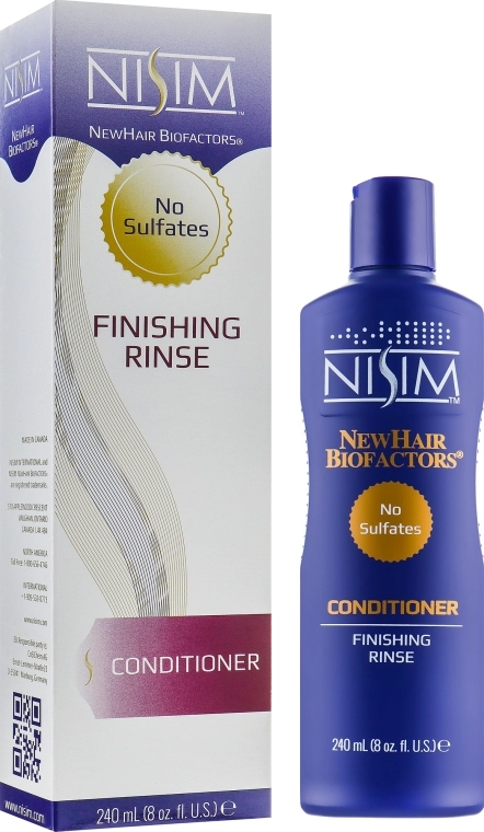 Nisim Кондиціонер для сухого та нормального волосся, від випадіння NewHair Biofactors Conditioner Finishing Rinse - фото N2