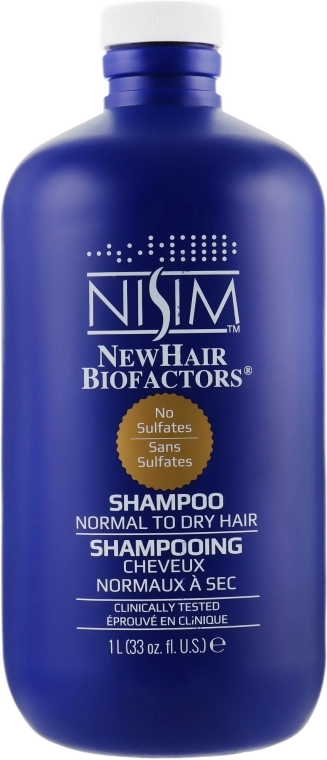 Nisim Шампунь для сухого та нормального волосся, від випадіння NewHair Biofactors Shampoo - фото N6