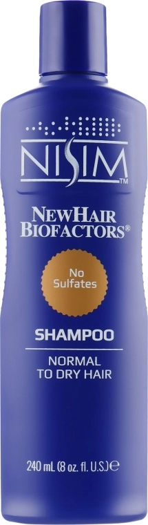 Nisim Шампунь для сухих и нормальных волос от выпадения NewHair Biofactors Shampoo - фото N2