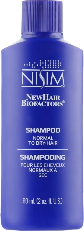 Nisim Шампунь для сухого та нормального волосся, від випадіння NewHair Biofactors Shampoo - фото N4