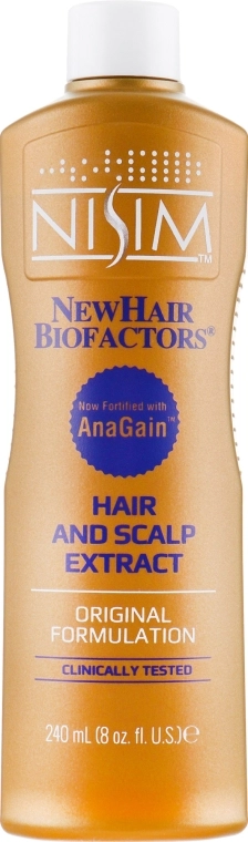 Nisim Екстракт-лосьйон для волосся і шкіри голови NewHair Biofactors Hair Scalp Extract Original AnaGain - фото N1