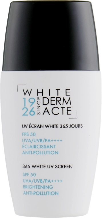 Academie Освітлювальний захисний крем "365 днів" White Derm Acte 365 White Uv Screen Spf 50 - фото N2