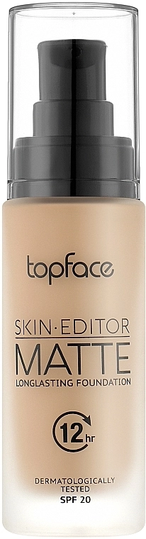TopFace Skin Editor Matte Тональная основа - фото N1