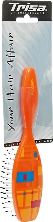 Trisa Щітка масажна "Fashion", маленька, помаранчева - фото N1