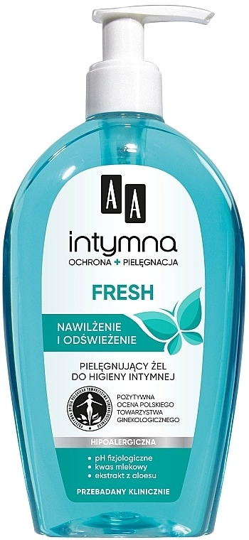AA Гіпоалергенний гель для інтимної гігієни Cosmetics Intymna Fresh Gel - фото N1