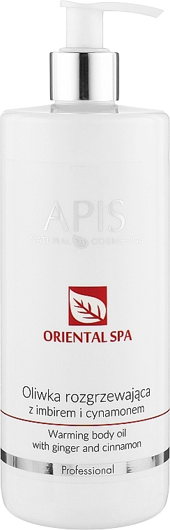 APIS Professional Зігрівальна оливкова олія Oriental Spa Warming Olive Oil With Ginger And Cinamon - фото N1