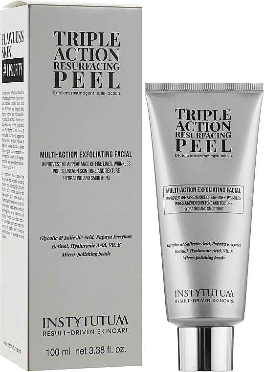 Instytutum Пілінг для обличчя, потрійної дії Triple-Action Resurfacing Peel - фото N4