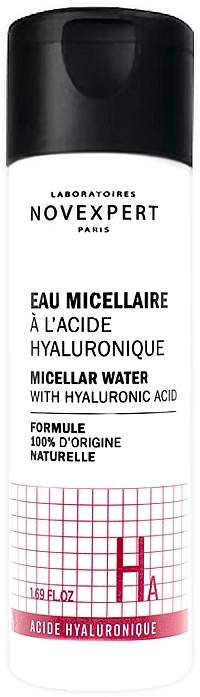 Novexpert Міцелярна вода для обличчя Hyaluronic Acid Micellar Water (мініатюра) - фото N2
