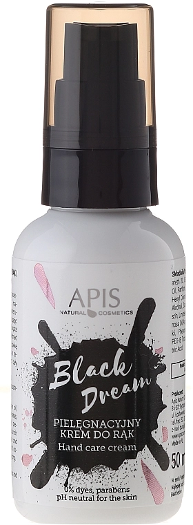 APIS Professional Крем для рук, з шовком Black Dream Hand Cream - фото N1