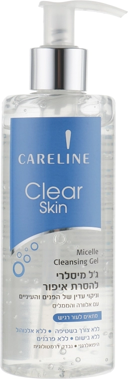 Careline Clear Skin Micelle Cleansing Water Мицеллярный гель для снятия макияжа - фото N1