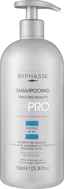 Byphasse Шампунь для в'юнкого волосся Hair Pro Shampooing Boucles Ressoorts - фото N1