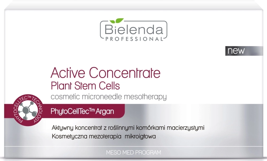 Bielenda Professional Активный концентрат с растительными стволовыми клетками Meso Med Program Active Concentrate with Plant Stem Cells - фото N1