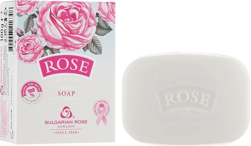 Bulgarian Rose Подарунковий нібір для жінок "Rose" Bulgarska Rosa (b/lot 200ml + soap/100g + h/cr/50ml) - фото N6