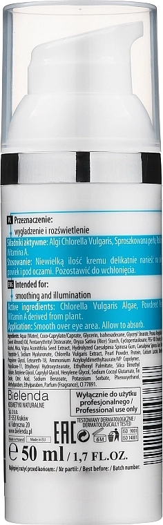 Bielenda Professional Крем под глаза с витамином А Eye Program Eye Cream with Chlorella Vulgaris Algae - фото N2