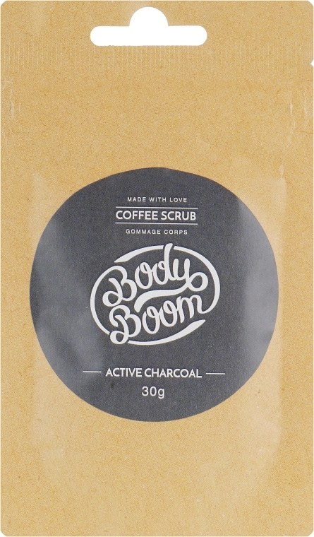 BodyBoom Скраб для тела с активированным углем Active Charcoal Coffee Scrub - фото N1
