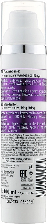 Bielenda Professional Діамантовий крем з ефектом ліфтингу Face Program Diamond Lifting Face Cream - фото N2