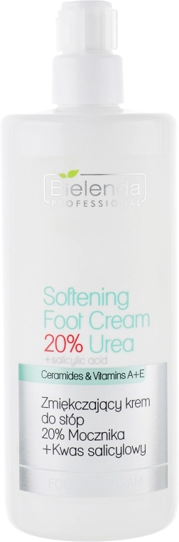 Bielenda Professional Пом'якшувальний крем для ніг Foot Program Softening Foot Cream 20% Urea - фото N1