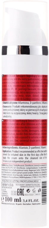 Bielenda Professional Тонизирующий и успокаивающий крем для лица Soothing & Tinted Face Cream SPF25 - фото N2