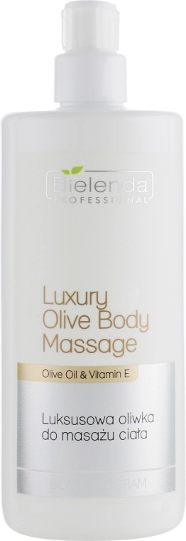 Bielenda Professional Олія для масажу тіла, з вітаміном Е Body Program Luxury Olive For Body Massage - фото N1