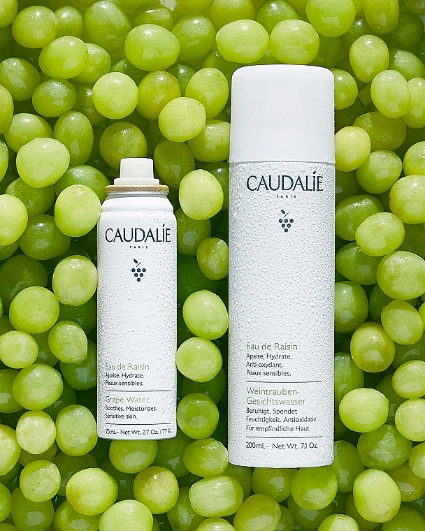 Caudalie Увлажняющая виноградная вода Cleansing & Toning Grape Water Sensitive Skin - фото N3