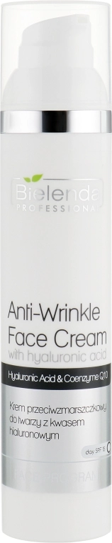 Bielenda Professional Антивозрастной крем с гиалуроновой кислотой Anti-Wrinkle Face Cream - фото N3