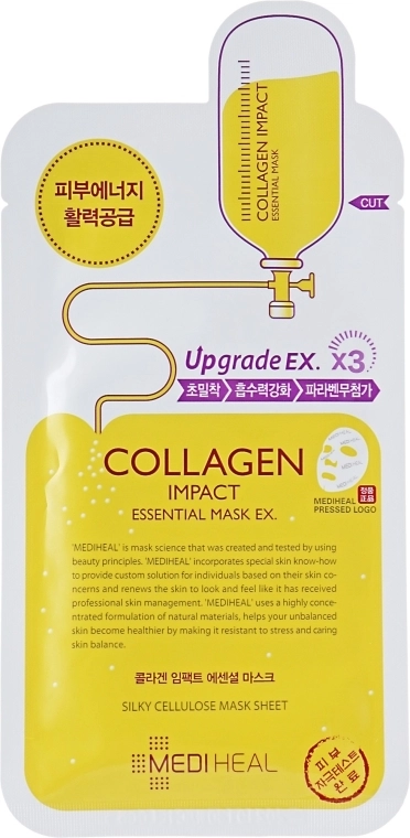 Mediheal Коллагеновая тканевая маска для лица Collagen Impact Essential Mask - фото N1