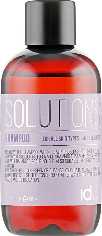 Шампунь для усіх типів шкіри голови - IdHair Solutions № 3, 300ml - фото N2