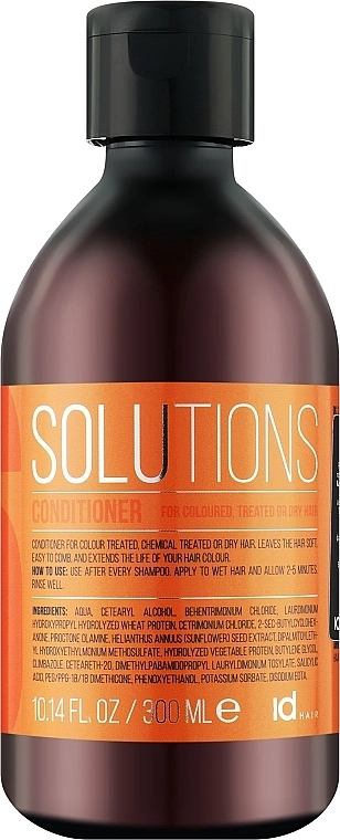 Кондиціонер для фарбованого та сухого волосся - IdHair Solutions № 6 Conditioner, 300ml - фото N1